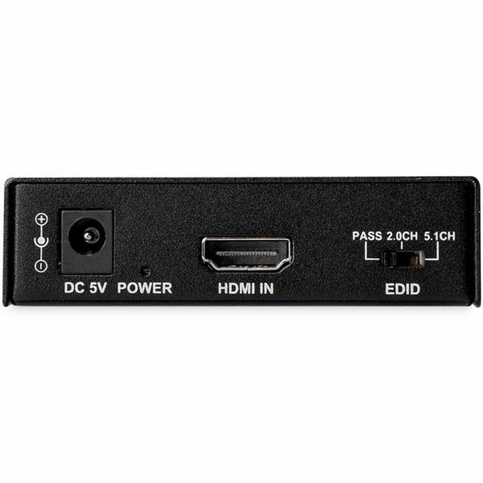 StarTech Extractor de audio HDMI 4K 60Hz HD202A con salida Toslink y RCA