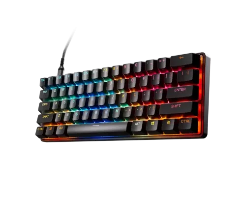 SteelSeries Apex Pro Mini Gen 3 Teclado Gaming USB QWERTY Inglés Negro, 60%, Interruptores Magnéticos Mecánicos, Retroiluminación LED RGB SteelSeries Apex Pro Mini Gen 3 Teclado Gaming USB QWERTY Inglés Negro, 60%, Interruptores Magnéticos Mecánicos, Retroiluminación LED RGB