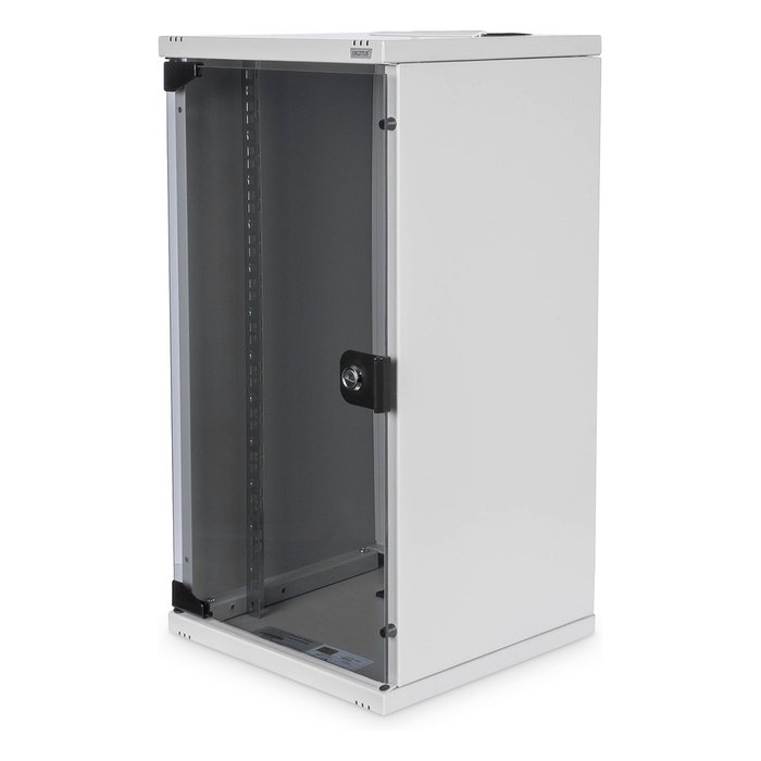 Digitus Bastidor de Red Rack 12U de Pared Cerrado 592mm Altura, con Puerta de Vidrio, Rieles y Bloqueo, Color Gris, 312x300mm (Ancho x Profundidad) Digitus Bastidor de Red Rack 12U de Pared Cerrado 592mm Altura, con Puerta de Vidrio, Rieles y Bloqueo, Color Gris, 312x300mm (Ancho x Profundidad)