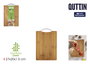 Quttin Tabla Cortar Bambu Dark C/Asa 29.3 cm x 20.3 cm (18 Unidades)
