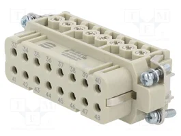 HARTING Han® A Conector HDC hembra 16A 16+PE