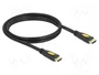 DeLOCK Cable HDMI High Speed con Ethernet 4K 1,5 m 83738