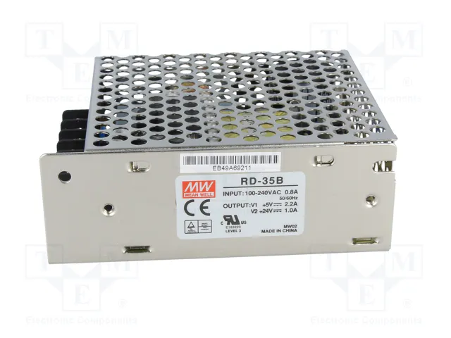 MEAN WELL RD-35B Fuente de alimentación de 35W MEAN WELL RD-35B Fuente de alimentación de 35W
