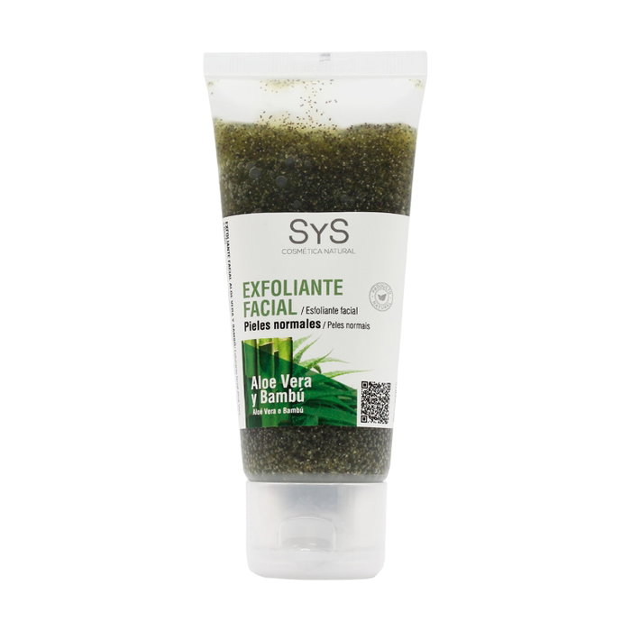 Laboratorio SYS Exfoliante Facial Aloe Vera y Bambú 100 ml. Limpiador e Hidratante Laboratorio SYS Exfoliante Facial Aloe Vera y Bambú 100 ml. Limpiador e Hidratante