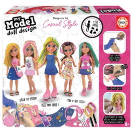 Educa My Model Muñeca de Diseño Casual con Accesorios