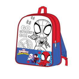 Cerdá Set Mochila DIY Spidey Amazing Friends Marvel Rojo
