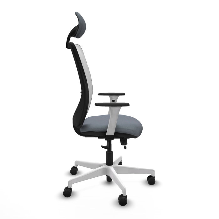 PIQUERAS Y CRESPO Silla de oficina Zulema Gris y Blanca PIQUERAS Y CRESPO Silla de oficina Zulema Gris y Blanca