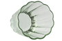 DKD Home Decor Set de 6 Vasos de Cristal Bubbles Garbo Verde 280ml