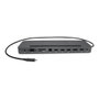 I-tec Metal C31FLATPRO100 Docking Station 4K con Cargador 100W Gris
