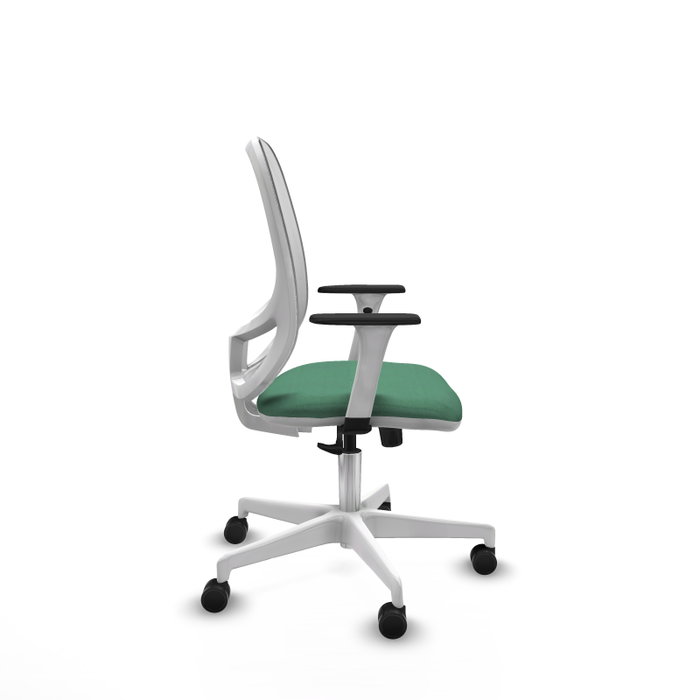 PIQUERAS Y CRESPO Silla de oficina Cilanco Verde esmeralda y Blanco