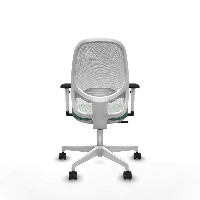 PIQUERAS Y CRESPO Silla de oficina Cilanco Verde esmeralda y Blanco