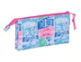 Safta Estuche portatodo Barbie triple cremallera