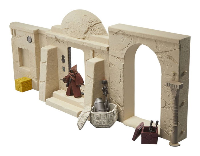 Star Wars Episode IV Vintage Collection Set de Juego Streets of Mos Eisley con Figura Jawa