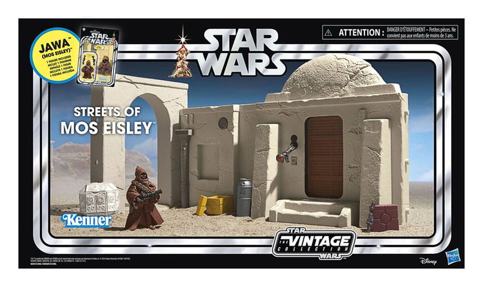Star Wars Episode IV Vintage Collection Set de Juego Streets of Mos Eisley con Figura Jawa