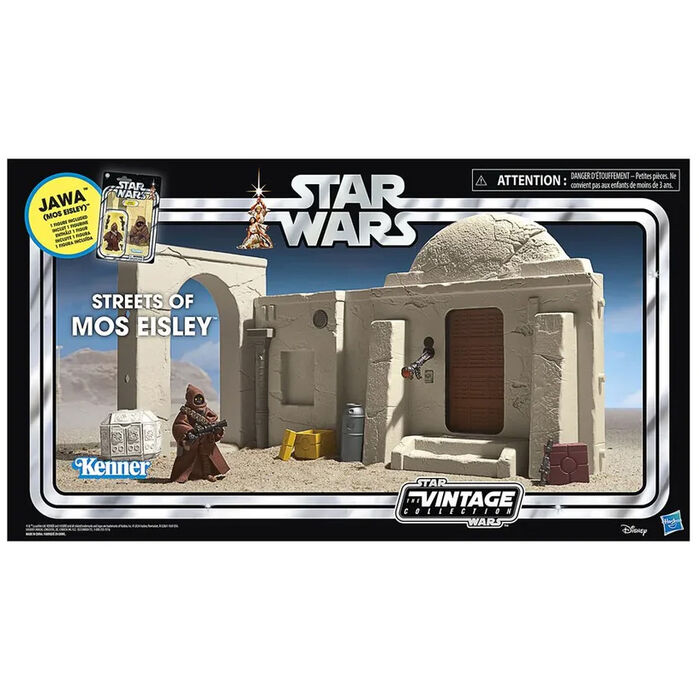 Hasbro Star Wars The Vintage Collection Streets of Mos Eisley con Figura Jawa