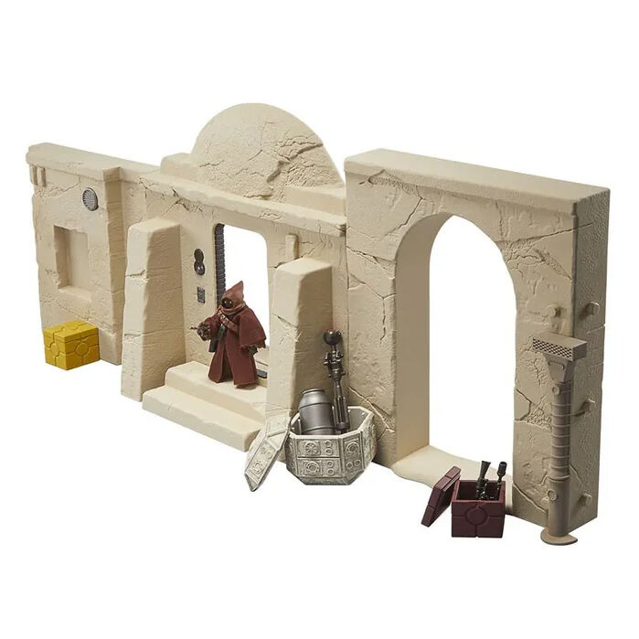 Hasbro Star Wars The Vintage Collection Streets of Mos Eisley con Figura Jawa