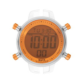 Reloj Unisex Watx & Colors RWA1001 Naranja (Ø 43 mm)