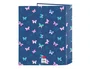 Carpeta de anillas BlackFit8 Mariposas Multicolor A4 27 x 33 x 6 cm