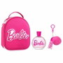 Mattel Neceser Barbie con colonia de 100 ml, brillo de labios y llavero