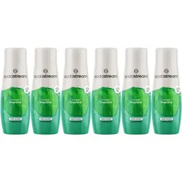 Sodastream SOD7290116748764 Concentrados de Menta Sin Azúcar - Pack 6 Unidades - Hasta 54L de Bebida - 440 ml