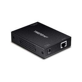 TRENDnet TPE-117GI Inyector Ultra PoE+ Gigabit, 60W, IEEE 802.3bt, 10/100/1000 Mbps, Negro