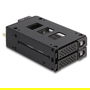 DeLOCK Bandeja para 2 SSD U.2 NVMe de 2.5" en marco de 5.25", Slim Bay, Negro, Micro SAS/SATA, Metal, Incluye Tornillos