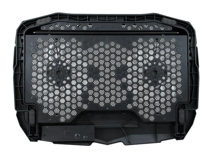 Conceptronic THANA07B Base de Refrigeración para Laptop 43.2 cm (17") con 2 Ventiladores USB, Iluminación LED Azul, Ergonómica, Negro