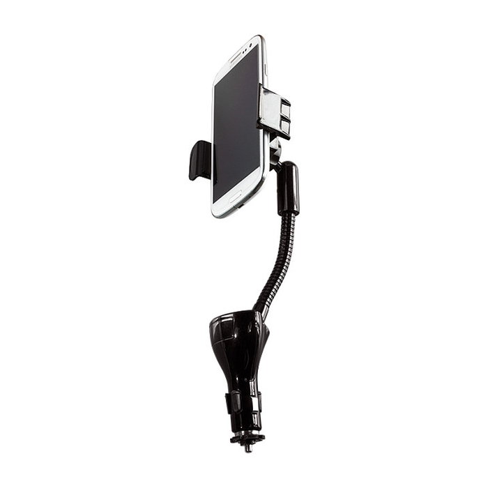 LogiLink Soporte y cargador de smartphone para coche, 15.5W