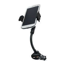 LogiLink Soporte y cargador de smartphone para coche, 15.5W