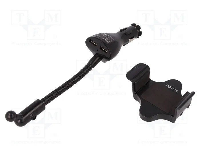 LogiLink PA0121 Soporte para Smartphone y Cargador para Coche LogiLink PA0121 Soporte para Smartphone y Cargador para Coche