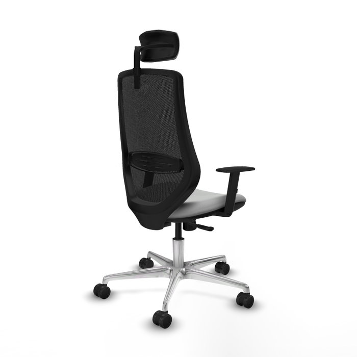 PIQUERAS Y CRESPO Silla de oficina Mardos con mecanismo Sincro Gris claro y Negro