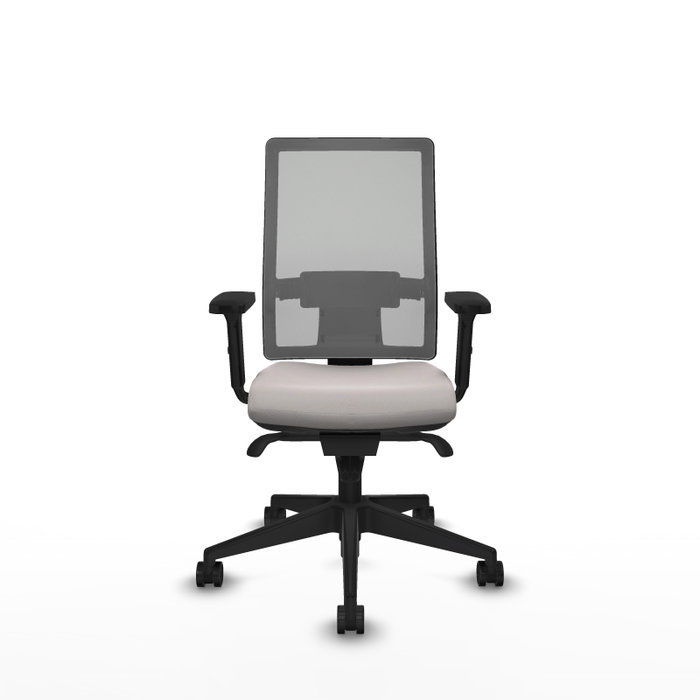 PIQUERAS Y CRESPO Silla de oficina Horna Blanco y Gris PIQUERAS Y CRESPO Silla de oficina Horna Blanco y Gris
