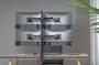 Equip 650159 Soporte de Mesa Articulado para 4 Monitores de 17"-32" con Brazos Ajustables, Inclinación, Giro, Rotación 360°, VESA 100x100, Abrazadera/Ojal, Negro