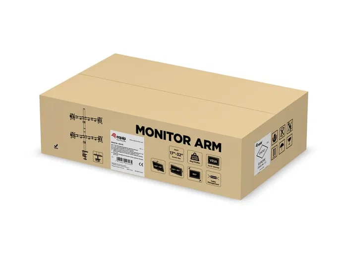 EQUIP Soporte de escritorio articulado para 4 monitores de 17''-32''