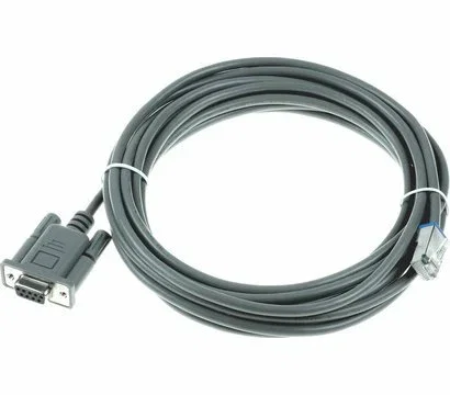 Datalogic Cable USB Tipo A para RS-232 a RJ-45, Compatible con Magellan 9400i, Cable Coiled de 4.5 metros, Color Gris