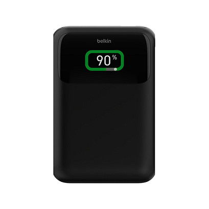 Belkin BOOST CHARGE Pro - Power Bank 20000 mAh 3-Port (2 USB-C, 1 USB-A) para Portátil y Smartphone - Negro