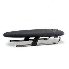 Rolser Tabla de Planchar K-mini Surf de Sobremesa, Plegado Compacto con Percha, Tejido K-Surf Apto para Muletón, 29 x 4 x 72 cm, Negro