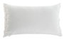 DKD Home Decor Cojín de Poliéster con Aplicaciones Blanco y Beige