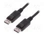 Qoltec Cable DisplayPort v1.1 4K 2m Negro