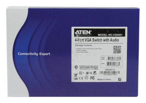 Aten VS0401 Switch VGA/Audio de 4 Puertos Aten VS0401 Switch VGA/Audio de 4 Puertos