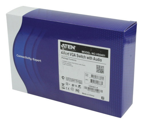 Aten VS0401 Switch VGA/Audio de 4 Puertos Aten VS0401 Switch VGA/Audio de 4 Puertos