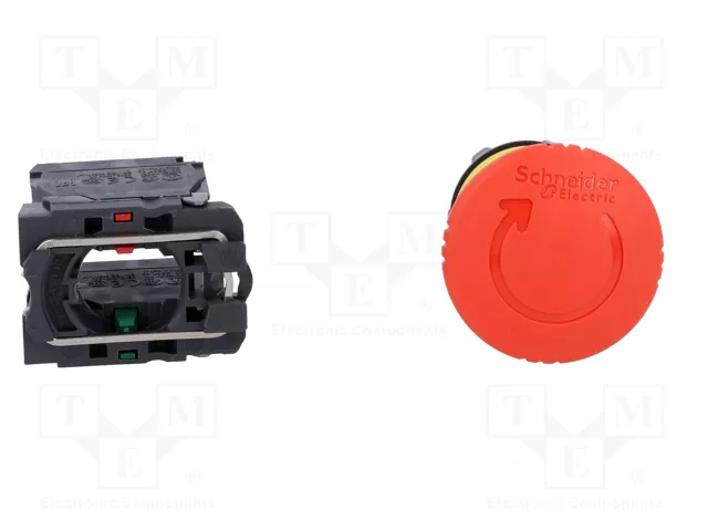 SCHNEIDER ELECTRIC Interruptor de emergencia Harmony XB5 rojo Ø22mm SCHNEIDER ELECTRIC Interruptor de emergencia Harmony XB5 rojo Ø22mm