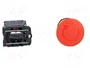 SCHNEIDER ELECTRIC Interruptor de emergencia Harmony XB5 rojo Ø22mm