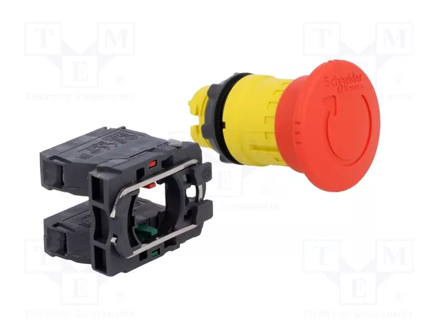 SCHNEIDER ELECTRIC Interruptor de emergencia Harmony XB5 rojo Ø22mm SCHNEIDER ELECTRIC Interruptor de emergencia Harmony XB5 rojo Ø22mm