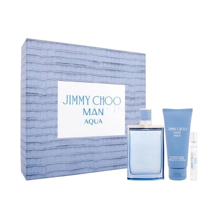JIMMY CHOO Man Aqua Eau de Toilette 100ml Vaporizador + Gel de Baño 100ml + Vial 7.5ml JIMMY CHOO Man Aqua Eau de Toilette 100ml Vaporizador + Gel de Baño 100ml + Vial 7.5ml