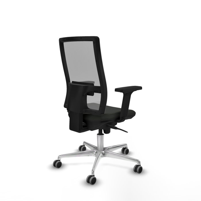 PIQUERAS Y CRESPO Silla de oficina Horna con mecanismo Sincro, Negro/Gris