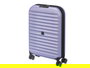 Arte Regal Maleta Plegable Rigida de Cabina con Candado, 4 Ruedas y Asa Acolchada, 37 Litros, Color Lila, Dimensiones 40x55.5x16 cm (Set de 3)