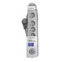 Qoltec Regleta protectora contra sobretensiones 5 tomas 1.8m Gris
