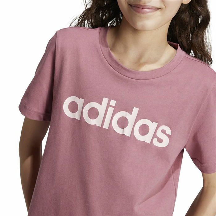 Camiseta de Manga Corta Mujer Adidas Essentials Rosa Camiseta de Manga Corta Mujer Adidas Essentials Rosa