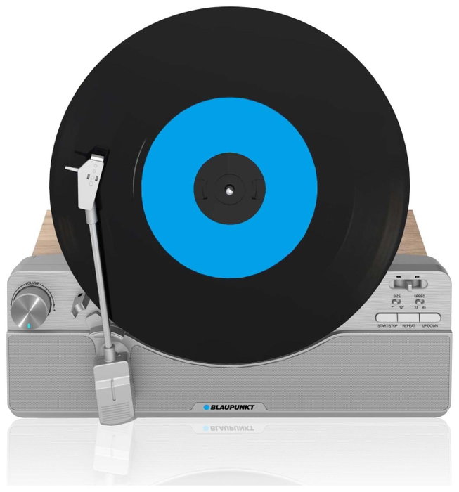 Blaupunkt VT100SL Tocadiscos Vertical Plateado